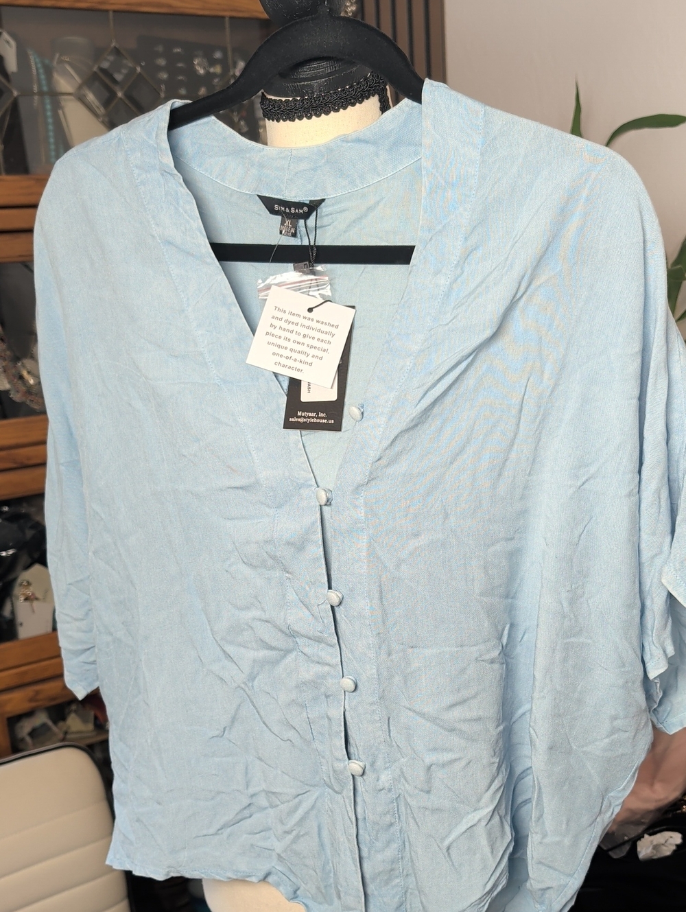Sim & Sam  XL size blouse, NWT